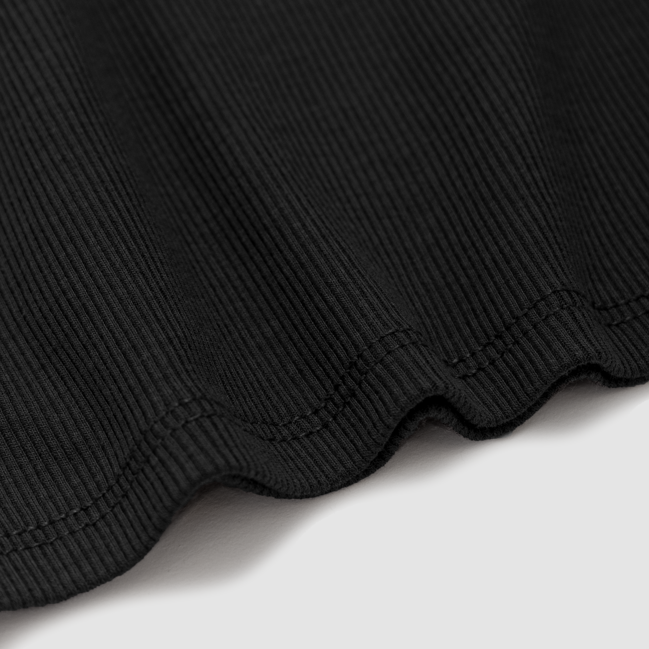Verso Ribbed Top - Black